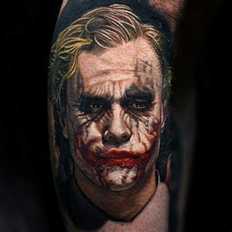 Different tattoos designs with cool joker tattoos simple joker. Joker Heath Ledger | Tatuagens do coringa, Tatuagem ...