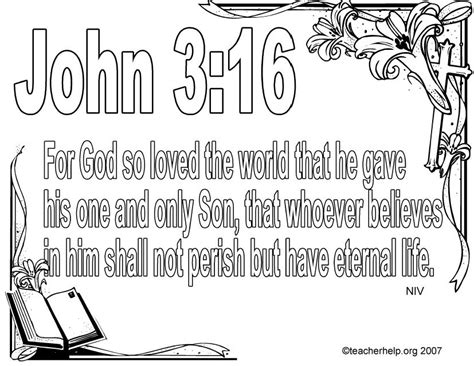 John 3 16 coloring page. For God So Loved The World Coloring Page | # Fresh ...