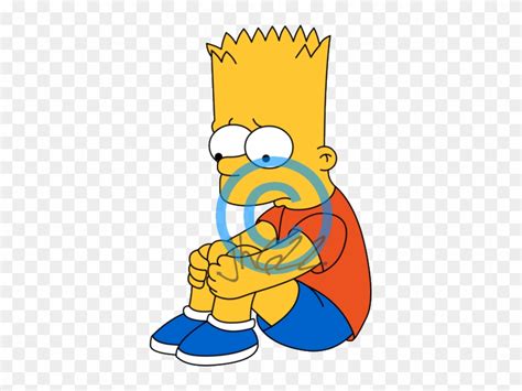 Sad Bart By Jh622 Bart Simpson Sad Png Free Transparent Png Clipart