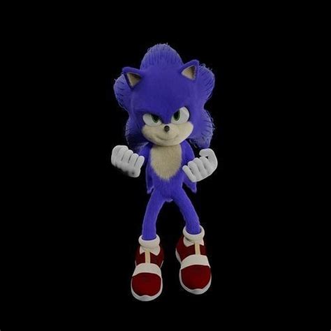 Sonic The Hedgehog 3d Model Rigged Cgtrader