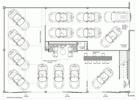 Car company showroom design with complete architectural details. Showroom Eurobike - Porsche / 1:1 arquitetura:design ...