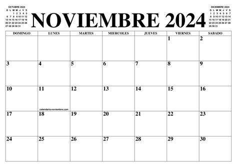 Calendario Noviembre 2024 El Calendario Noviembre 2024 Para Imprimir Gratis Mes Y Ano Agenda