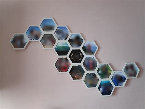 Archivo Stl Hexagon Hexaframe Photo Tiles For Picture Frame Collage
