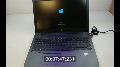 Hp Zbook 15 G3 First Startup And Windows 10 Install Youtube