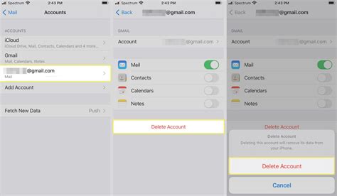 How To Delete An Email Account On An Iphone