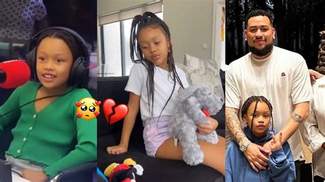 dj zinhle s new heartbreaking video of aka s daughter kairo speaking on her feelings after aka