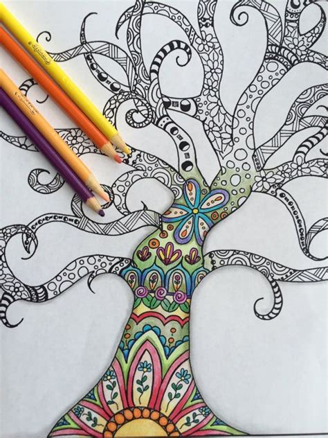 Instant Down Loadadult And Children Coloring Page Por Pstangledart