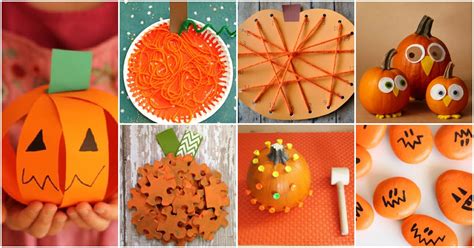 30 Easy Pumpkin Crafts For Kids