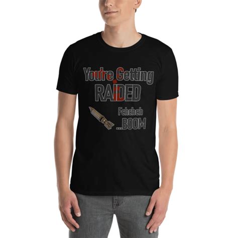 Rust Game You Are Getting Raided Rocket T Shirt Ebay