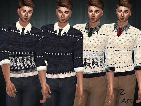The Sims Resource Winter Collectz Ii Sims 4 Male Clothes Sims 4