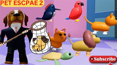 Pet Escape 2 Roblox Youtube