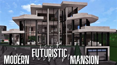 Futuristic Hillside Mega Modern Mansion 160k No Large Plot Roblox