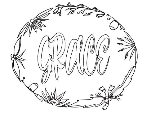 Grace 3 Free Printable Coloring Pages — Stevie Doodles