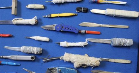 These Are Just Some Of The Lethal Homemade Weapons Seized In Irish Prisons