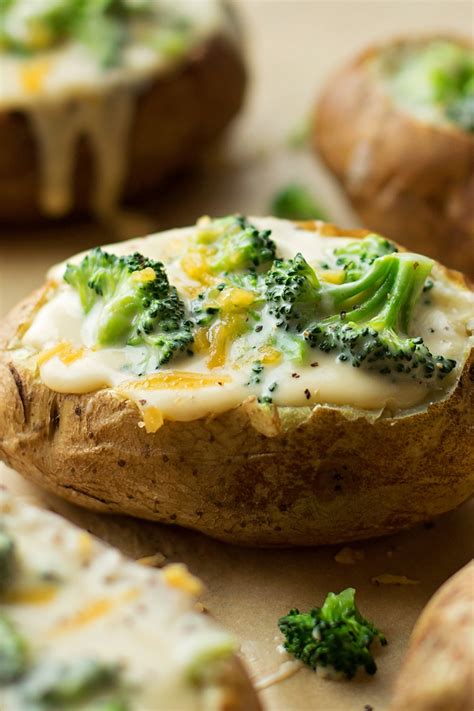 Cheesy Broccoli Stuffed Potatoes Life Made Simple