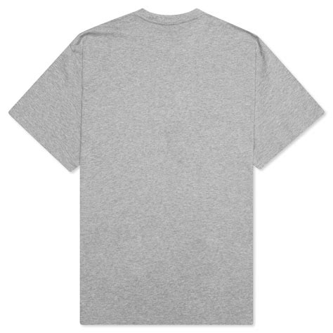 Nikelab Heavyweight T Shirt Dark Grey Heatherwhite Feature