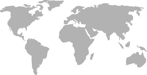 World Map Countries Outline Cvln Rp Gambaran