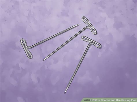 How To Choose And Use Sewing Pins 11 Steps With Pictures