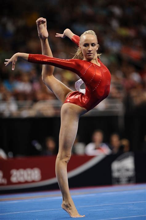 Nastia Liukin Gymnastics Beam