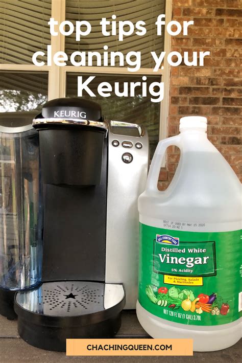 Use this process to descale your coffee maker, removing the calcium mineral buildup. How to Clean A Keurig Coffee Maker with Vinegar | Keurig ...