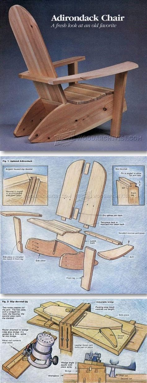 Build Adirondack Chairs Outdoor Furniture Plans And Projects