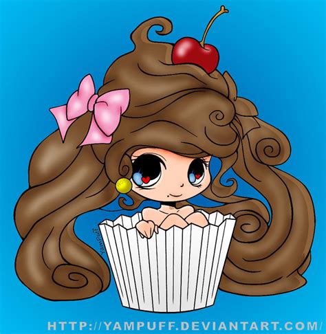 Cupcake Girl Colored By Arcticwolf1972 On Deviantart