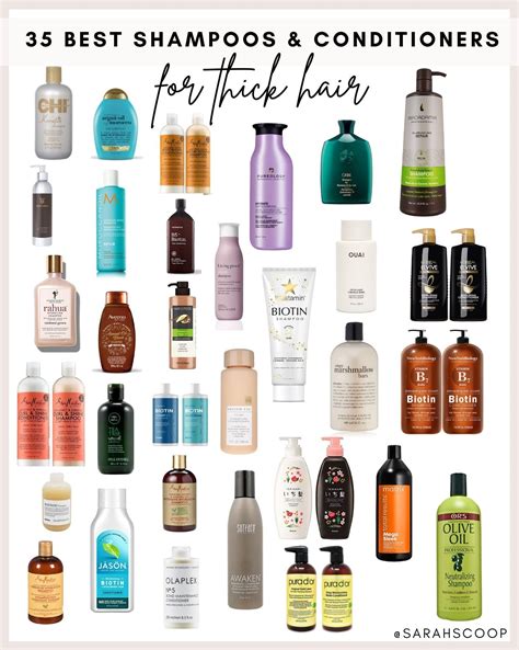35 Best Shampoos And Conditioners For Thick Hair Sarah Scoop