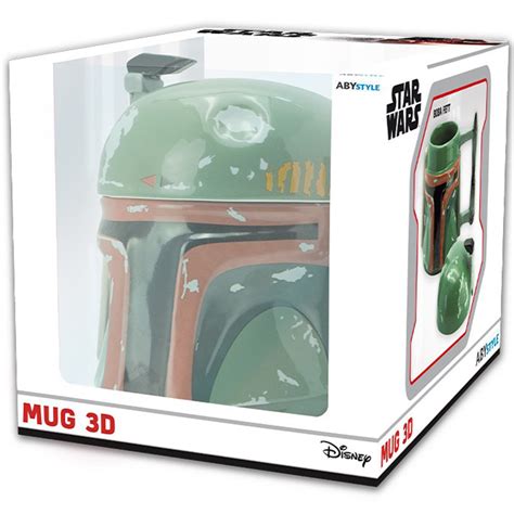 Boba Fetts Helmet 3d Star Wars Mug Happy Piranha