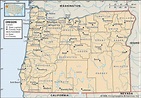 State and County Maps of Oregon