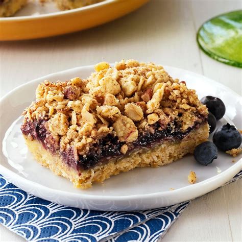 Blueberry Crumb Bars Recipe Taste Of Home