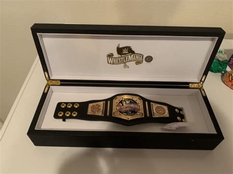 Wwe Wrestlemania 36 Mini Belt Replica Championship Sold Out Ebay