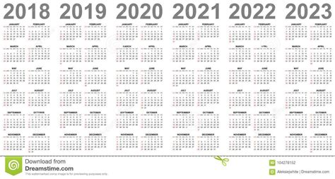 Three Year Calendar 2021 2023 The In Close Proximity Of The Entire Year