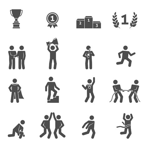 Competition Icons Black 462508 Vector Art At Vecteezy