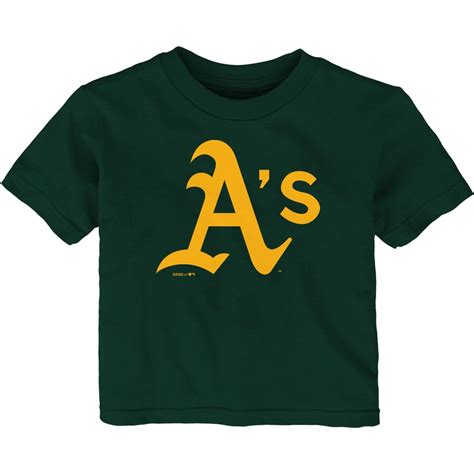 Infant Oakland Athletics Green Team Primary Logo T Shirt