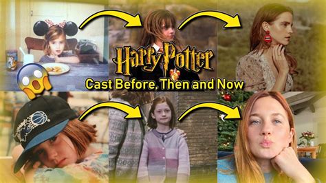 Harry Potter Cast Before Then And Now 2021 Harry Hermione Ginny