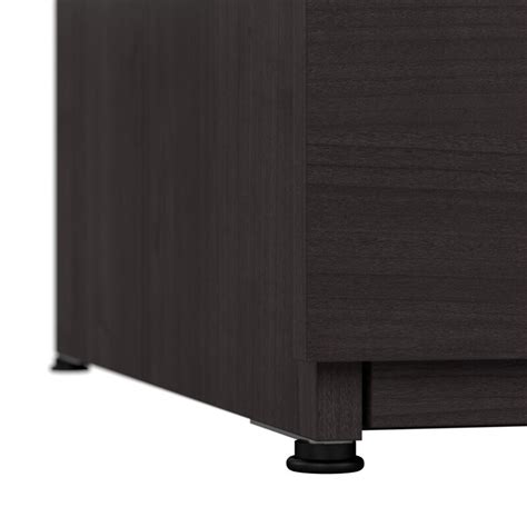 Bestar Ridgeley 28w 2 Drawer Lateral File Cabinet In Charcoal Maple