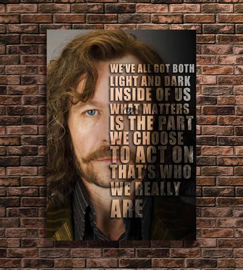 Sirius Black Quote Print Harry Potter Art Harrys