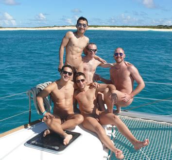 Caribbean St Martin Au Naturel Nude Gay Sailing Cruise Happy Gay