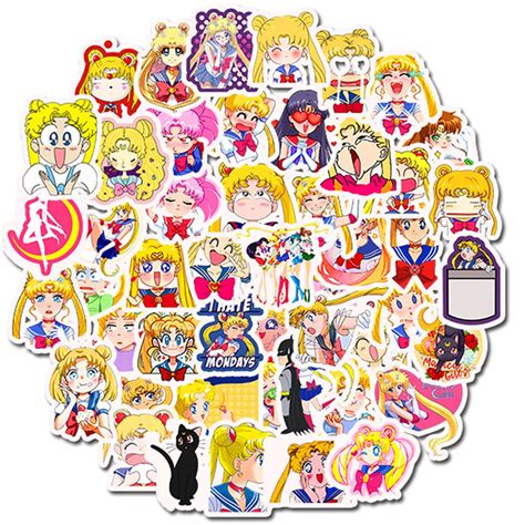 Buy Anime Sticker Pack Of 50 Stickers Waterproof Durable Stickers