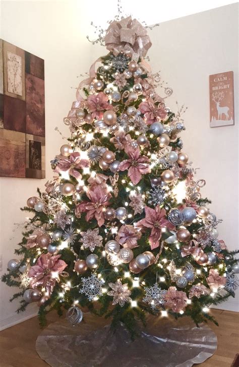 Pink And Gold Christmas Tree Decorations