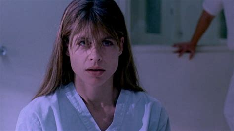 John connor and the terminator in terminator 2. Photo features Linda Hamilton (Sarah Connor) in ...