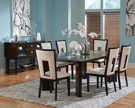 In the manner of sergio mazza, this table has four horizontal. Steve Silver | DE600T Delano Dining Table Set | Dallas ...