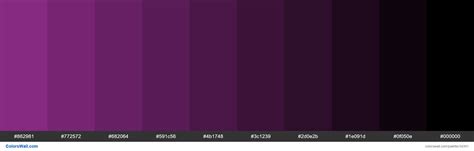 Shades Xkcd Color Warm Purple 952e8f Hex Colors Palette Colorswall