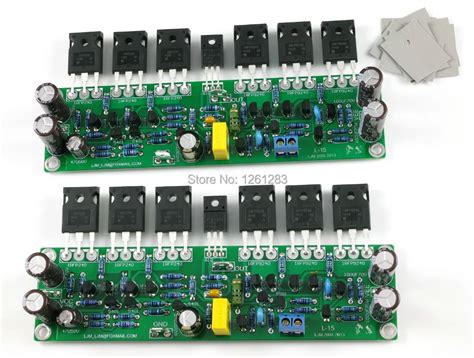 LJM conseil amplificateur DIY Assemblé L15 MOSFET amplificateur conseil