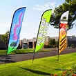 Quality Custom Roadside Feather Flags - Signs and Graphics