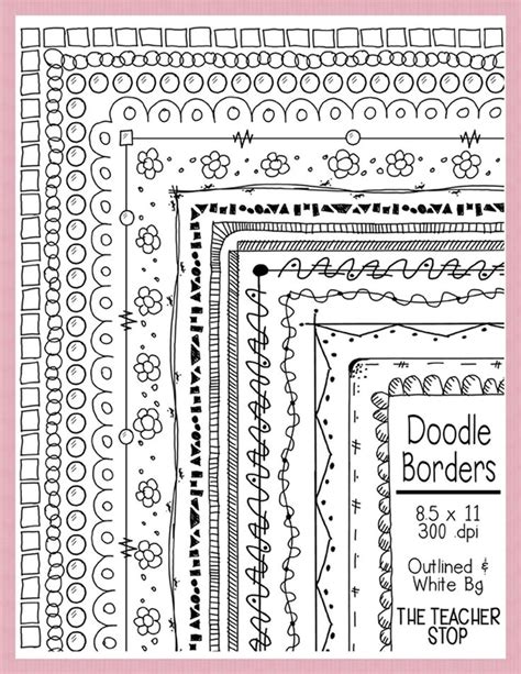 Doodle Borders For The Teachers Shop