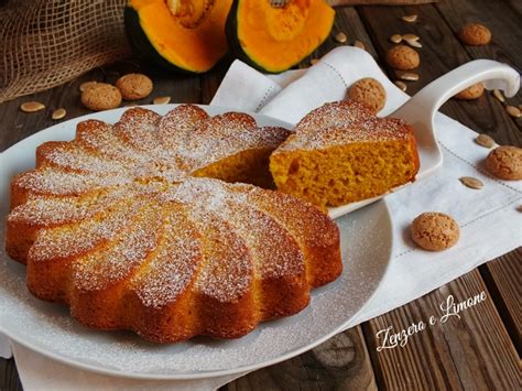 Torta Alla Zucca E Amaretti Zenzero E Limone