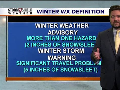 Winter Weather Advisory Vs Winter Storm Warning