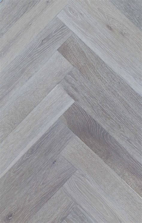 Herringbone Grey Wash Style Timber Floor