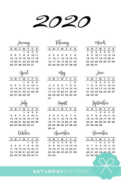 20 Aesthetic Calendar 2021 Cute Free Download Printable Calendar